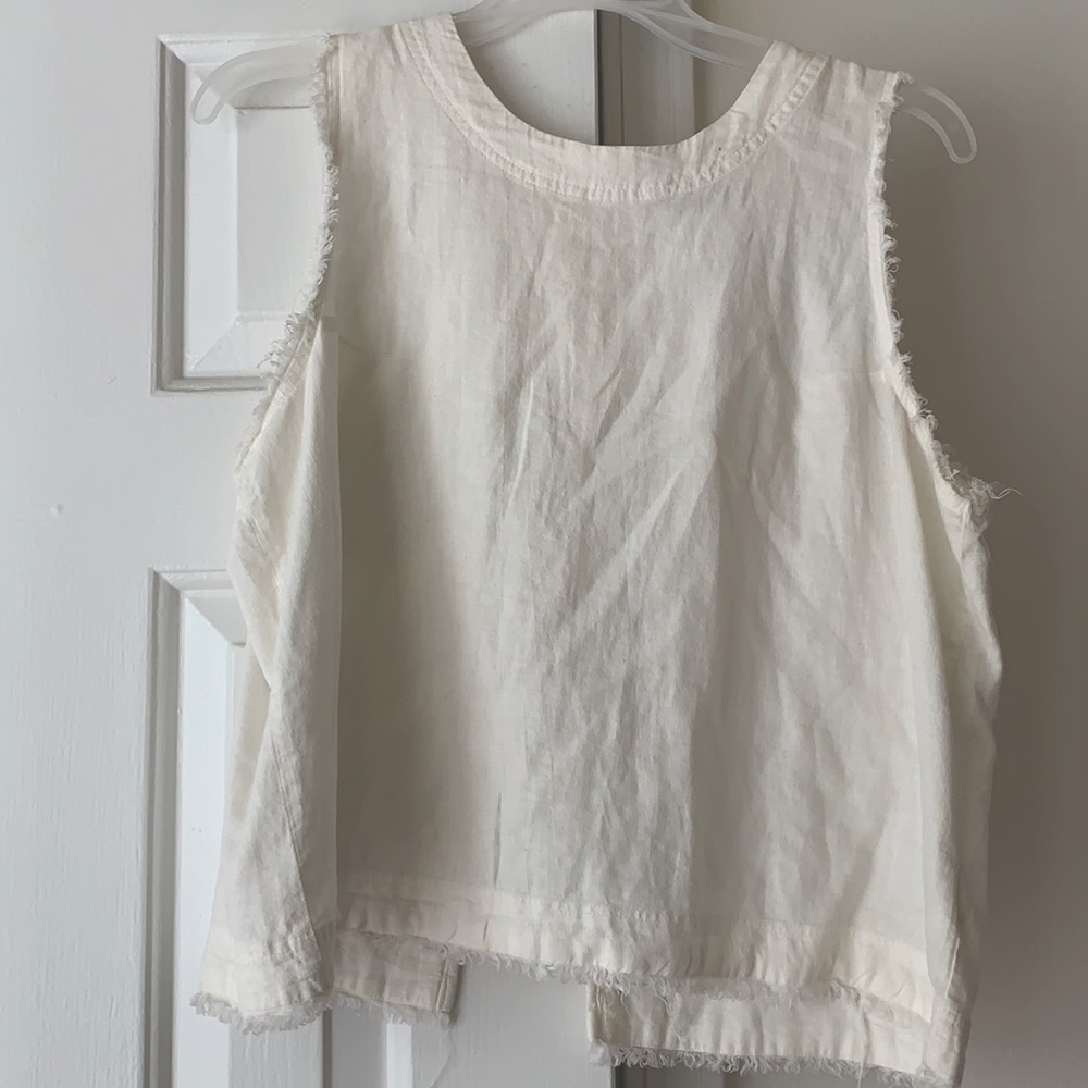 White sleeveless top Thread & Supply - never worn